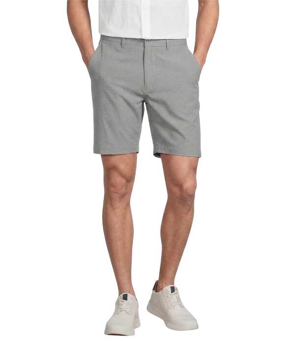 ダニエル クレミュ メンズ ボトムス ハーフパンツ・ショーツ ショートパンツ Cremieux Blue Label Madison Stretch Flat Front 8 Inseam Shorts Grey グレー