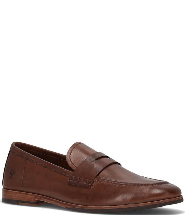 飛球 メンズ シューズ スリッポン・ローファー Frye Men\u0027s Graham Penny Loafers Caramel
