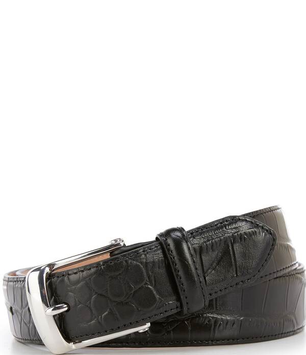 パトリシアナシュ メンズ 付属品 胴締め Patricia Nash Croc Dress Belt Black 黒いこと