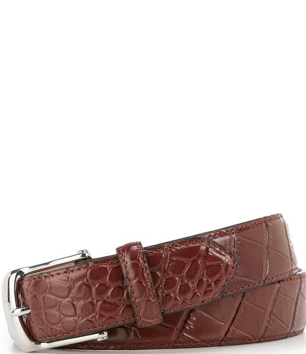 パトリシアナシュ メンズ 付属品 胴締め Patricia Nash Croc Dress Belt Chestnut