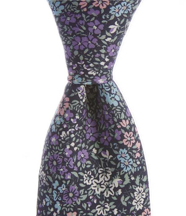 ダニエル クレミュ メンズ 付属品 タイ 御花柄 地絹 御花 Cremieux Eaton Floral 3 Silk Tie Green 緑であること