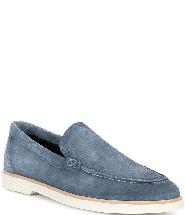 マグナーニ メンズ シューズ スリッポン・ローファー スエードクロス なめし革 Magnanni Men\u0027s Beignet II Suede Leather Venetian Loafers Cloud
