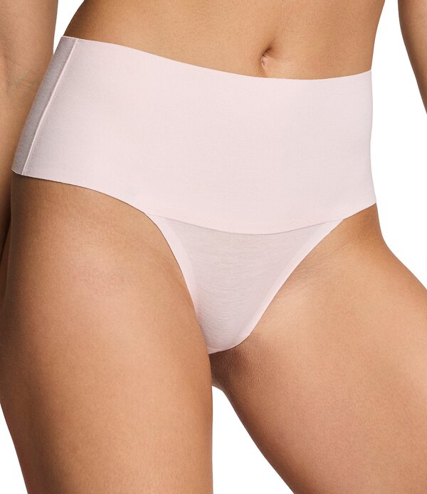 スパンク レディース アンダーウェア パンツ コットン SPANXsupersmooth Undie-tectable Supima Cotton Thong Rosebud