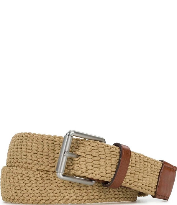 パトリシアナシュ メンズ 付属品 胴締め Patricia Nash Men\u0027stretch Woven Fabric Belt Khaki カーキ