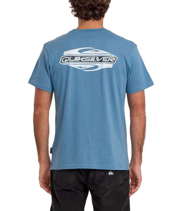 クイックしろがね色 メンズ トップス プルオーバー Quiksilver Omni Yin Short Sleeve T-Shirt Riviera Heather ギョリュウモドキ