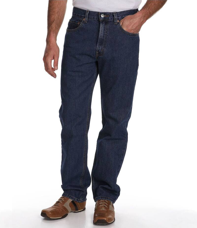 リーバイス メンズ ボトムス デニムパンツ トール ジーンズ Levi'sR Red Tab Big & Tall 505 Regular-Fit Jeans Dark Stonewash レッド