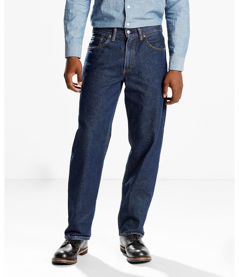 リーバイス メンズ ボトムス デニムパンツ トール ジーンズ Levi'sR Big & Tall 550 Relaxed-Fit Rigid Jeans Dark Stonewash