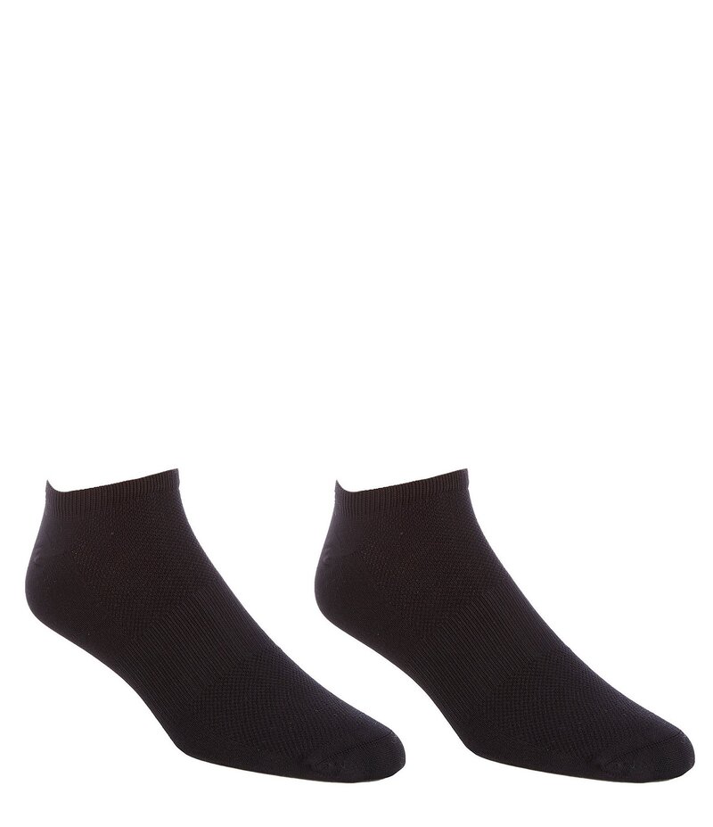 ラウンドトゥリーアンドヨーク メンズ アンダーウェア 靴下 トール Gold Label Roundtree & Yorke Big & Tall Sport Liner Socks 2-Pack Black ブラック
