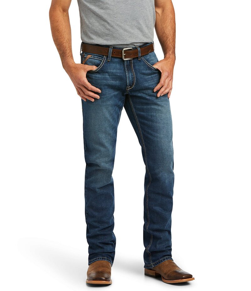 アリアト メンズ ボトムス デニムパンツ ストレート トール ジーンズ Ariat Big & Tall M5 Straight Stretch Madera Stackable Straight Leg Jeans Heath