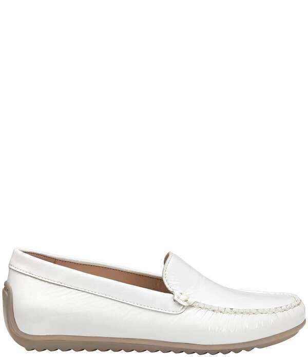ジョンストンアンドマーフィー レディース シューズ スリッポン・ローファー なめし革 Johnston \u0026 Murphy Women\u0027s Melanie Patent Leather Slip On Venetian Loafers White 白いこと