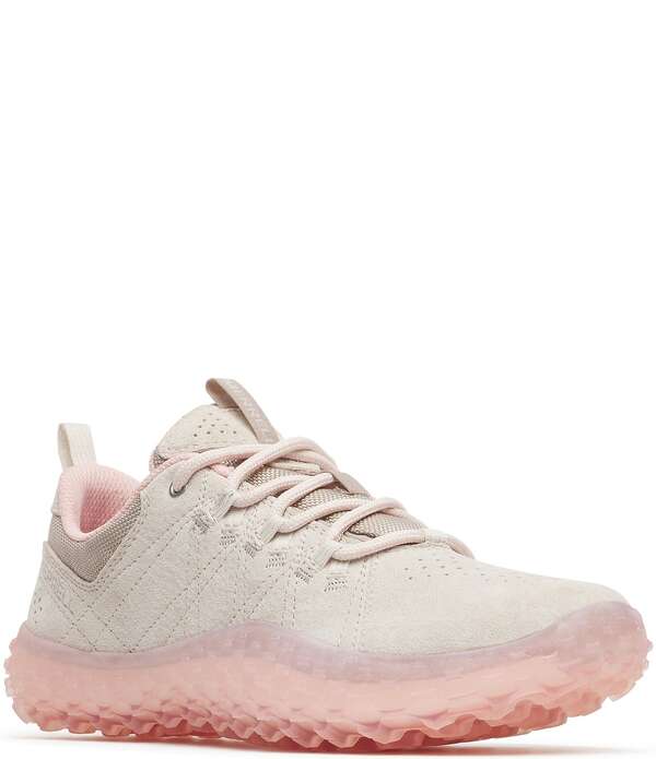 メレル レディース シューズ スニーカー スエードクロス Merrell Women\u0027s Wrapt Waterproof Suede Clear Outsole Sneakers Petalite