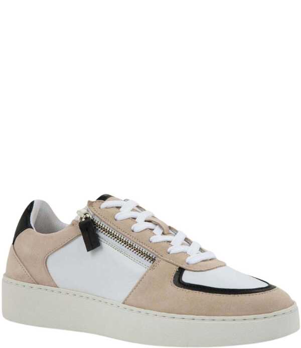ナオト レディース シューズ スニーカー スエード レザー Naot Newbury Leather Suede Side Zip Sneakers Almond Neutral｜ReVida 店