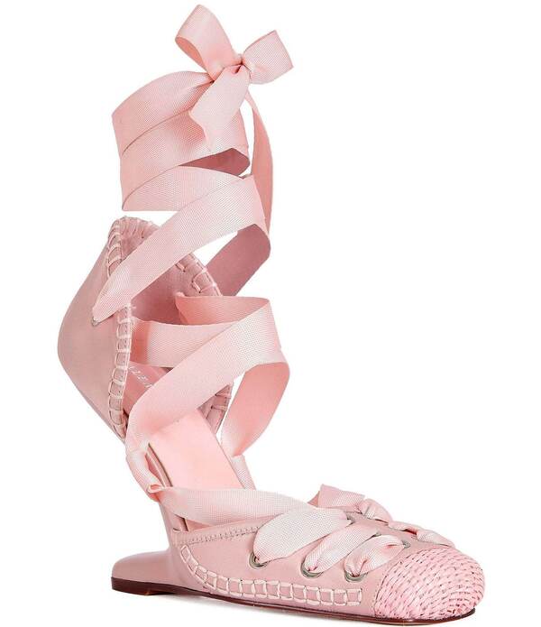 アザレア ワン レディース シューズ パンプス アンクル Azalea Wang Tendu Ankle Tie Cantilever Ballerina Pumps Pink ピンク 21,075円