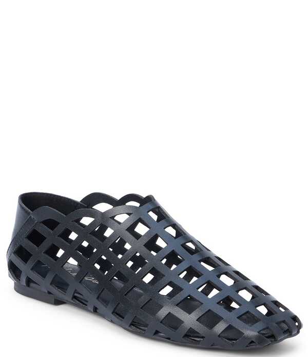 マチス レディース シューズ パンプス なめし革 Matisse Cooper Leather Caged Ballet Flats Black Leather 黒いこと