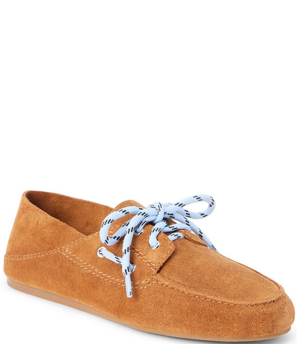 マチス レディース シューズ パンプスエード レース Matisse Petra Suede Lace Up Convertible Boat Shoes Flatsaddle