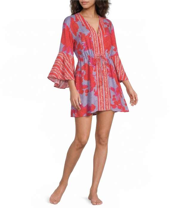 マージ レディース トップス ワンピース Maaji Lavender Dream Enjoyable Kaftan Cover-Up Dress Light/Pastel Purple パープル|ReVida 店
