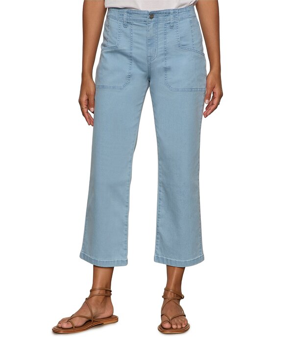 駆け込み寺 レディース ボトムス ジーンズズボン下 クロップド デニム Sanctuary Retreat Wide-Leg Croppedenim Jeanskyline ジーンズ