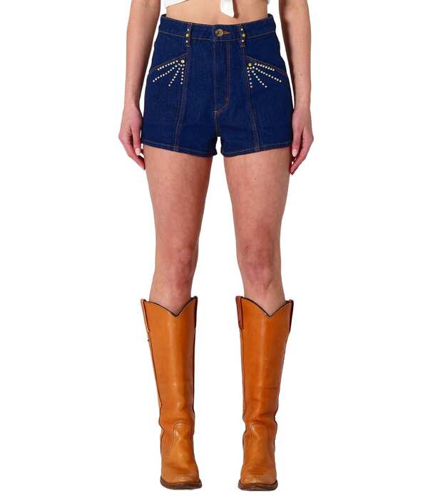 ローラズ レディース ボトムス 二分の一ズボン下・さる股引き ジーンズ Rolla\u0027s Dusters Deco Shimmer High Rise Denim Short Soho Shimmer ジーンズ