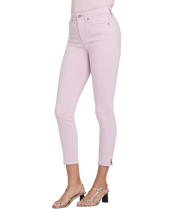 エヌワイディージェイ レディース ボトムス ジーンズズボン下 アンクル デニム NYDJ Ami Stretch Denim High Rise Skinny Leg Anklength Jeans Light Lilac 紫はしどい