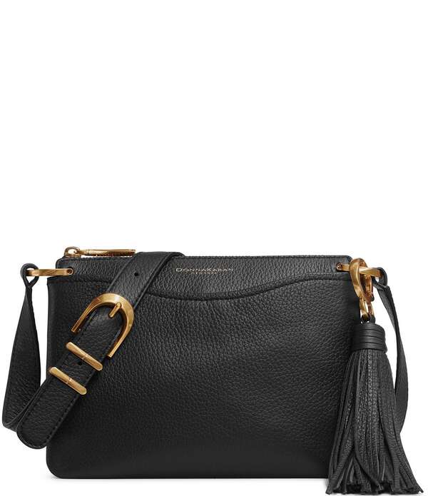 ダナキャラン レディース 御徒面子 Donna Karan Glenwood Crossbody Bag Black/Gold 黒いこと