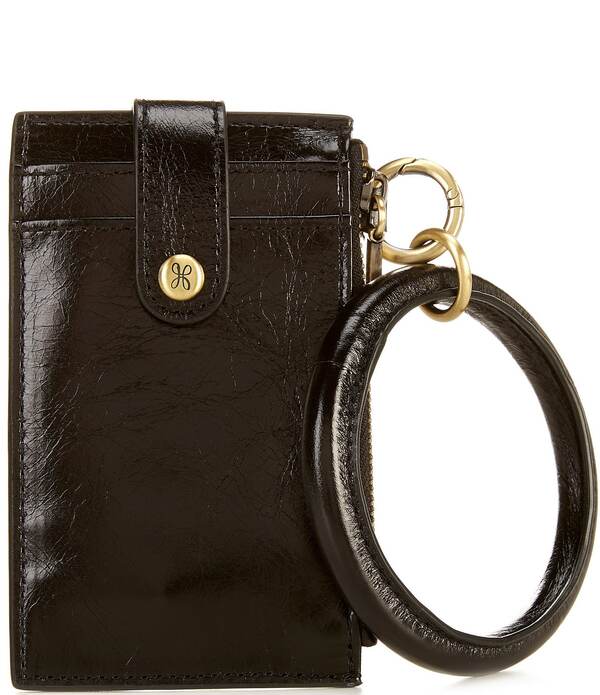 ホボ レディース アクセサリー 財布 HOBO Ring Credit Card Case Wristlet Black ブラック｜ReVida 店