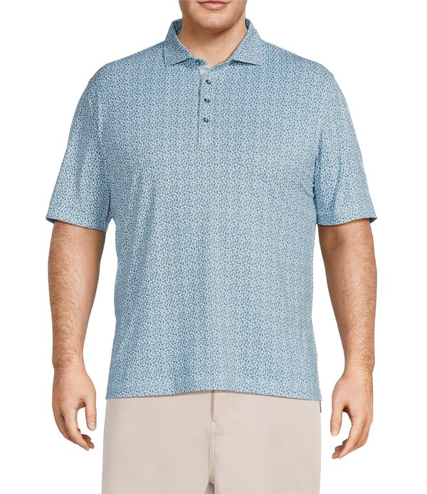 ジョニー オー メンズ トップス シャツ トール Johnnie-O Big \u0026 Tall Peelin Good Performance Short Sleeve Polo Shirtropical