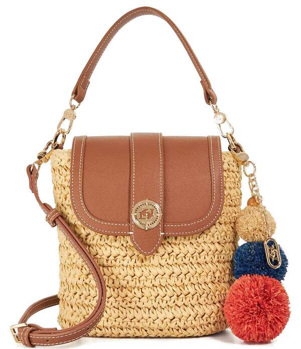デューンロンドン レディース バッグ Dune London Dimple Raffia Crossbody Bag Natural Synthetic｜ReVida 店