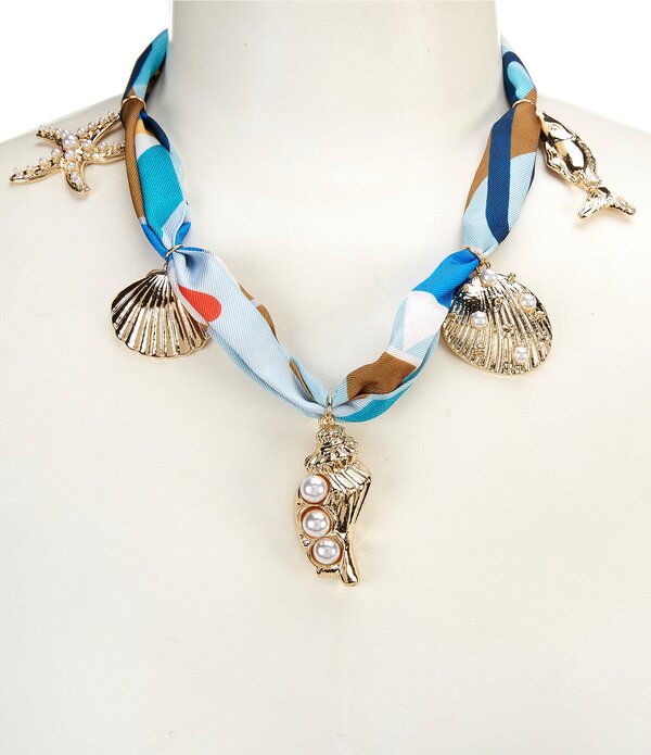 ナターシャ アクセサリー レディース ネックレス・チョーカー レース Natashaccessoriesea Life Scarf Collar Necklace Multi マルチカラー｜ReVida 店