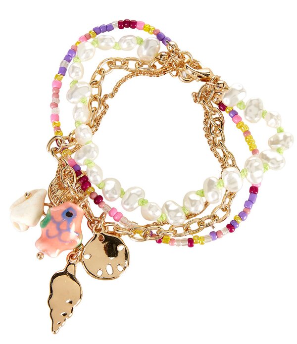 アンナ&アヴァ レディース アクセサリー ブレスレット・バングル・アンクレット Anna & Ava Sealife Multi Strand Line Bracelet Multi マルチカラー｜ReVida 店