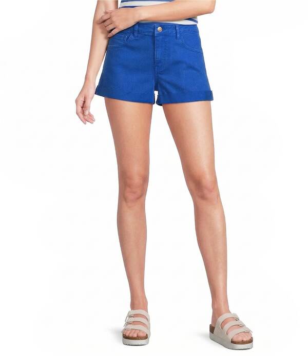 カッパーキー レディース ボトムス 二分の一ズボン下・さる股引き 遊撃手ズボン下 ジーンズ Copper Key Taylor Cuffedenim Shorts Royal Blue 青み