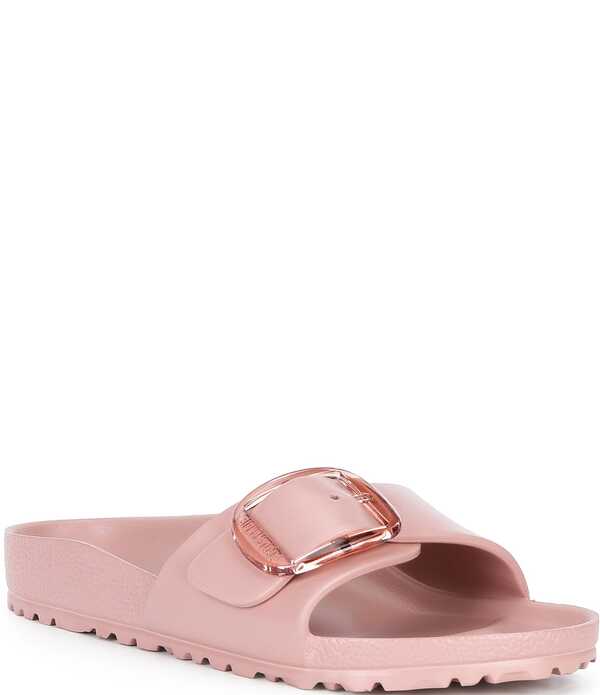 ビルケンシュトック レディース シューズ パンプス サンダル Birkenstock Women\u0027s Madrid Big BuckleVA Slide Sandals Pink Clay さくら色 パンプス-レディース靴