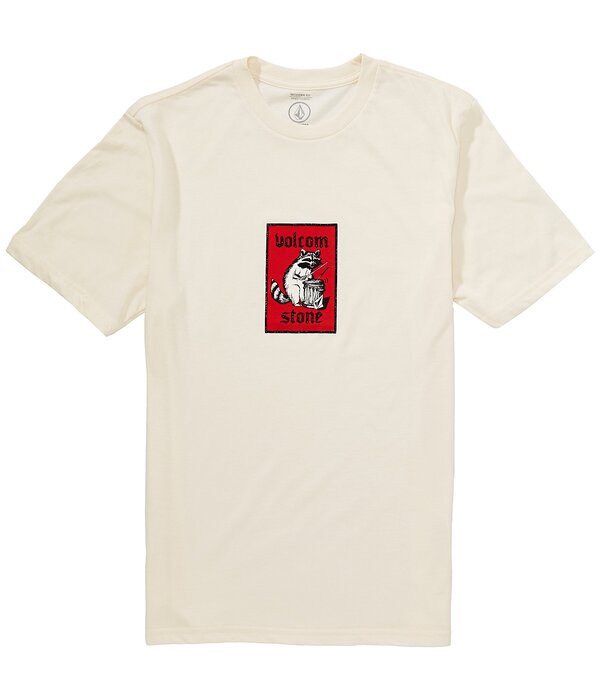 ボルコム メンズ トップス プルオーバー Volcom Rock Out Short Sleeve T-Shirt Off White 象牙色