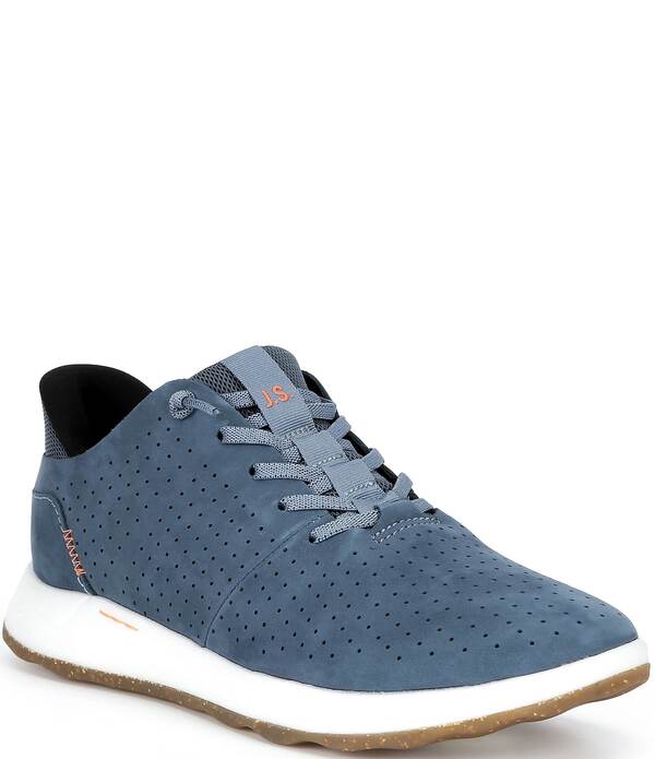 ジョセフセイベル メンズ シューズ スリッポン・ローファー スニーカー なめし革 Josef Seibel Men\u0027s Clint 02 Perforated Nubuck Leather Sneakershark