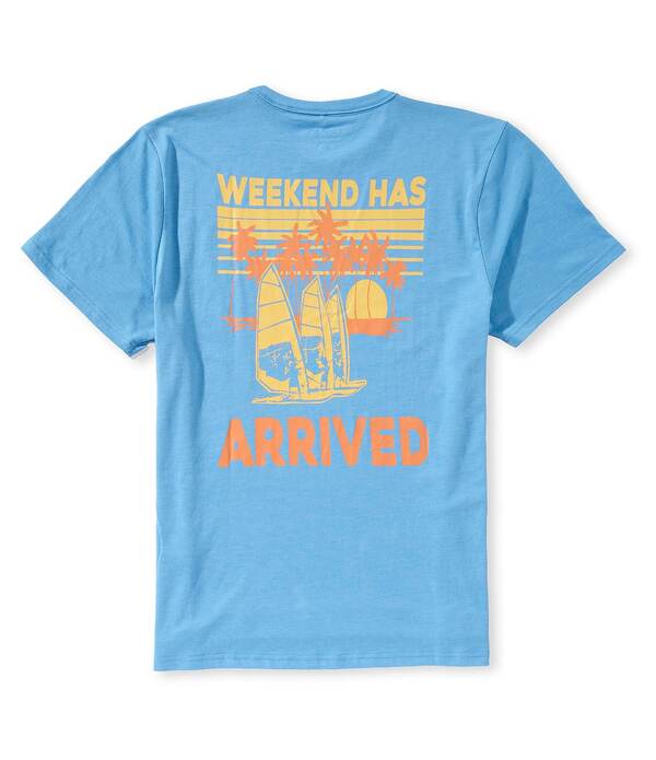 チャビーズ メンズ トップス プルオーバー Chubbies Moment Waited Short Sleeve T-Shirt Medium Blue 青色