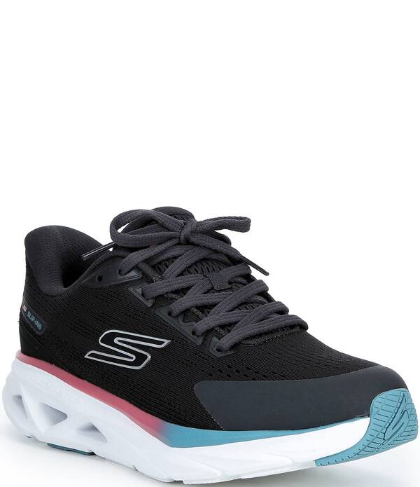 スケッチャーズ レディース シューズ スニーカー Skechers Women\u0027s Hands Free Slip-Ins Glide-Step Vortex Running Shoes Charcoal 濃灰色