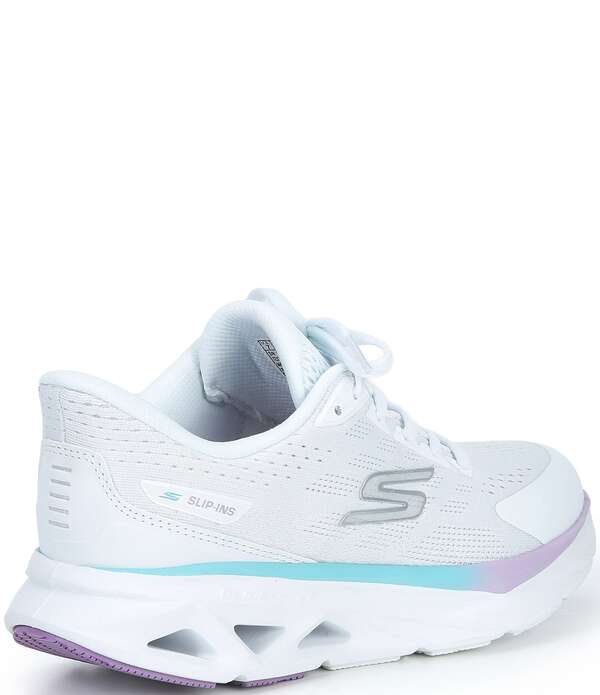 スケッチャーズ レディース シューズ スニーカー Skechers Women\u0027s Hands Free Slip-Ins Glide-Step Vortex Running Shoes White 白いこと