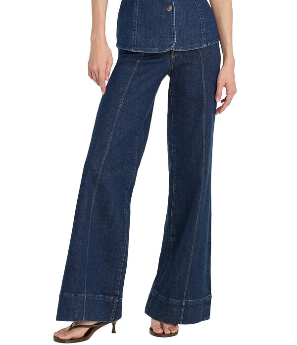 好ましいアメリカン レディース ボトムス ジーンズズボン下 ワイドレッグ デニム Good American Good Waist High Rise Wide Leg Palazzo Coordinating Denim Jeans Indigo1169 ジーンズ