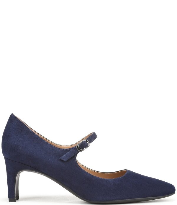 バイオニック レディース シューズ パンプスエード Vionic Samira Suede Mary Jane Pumps Navy Blazer 米国海軍