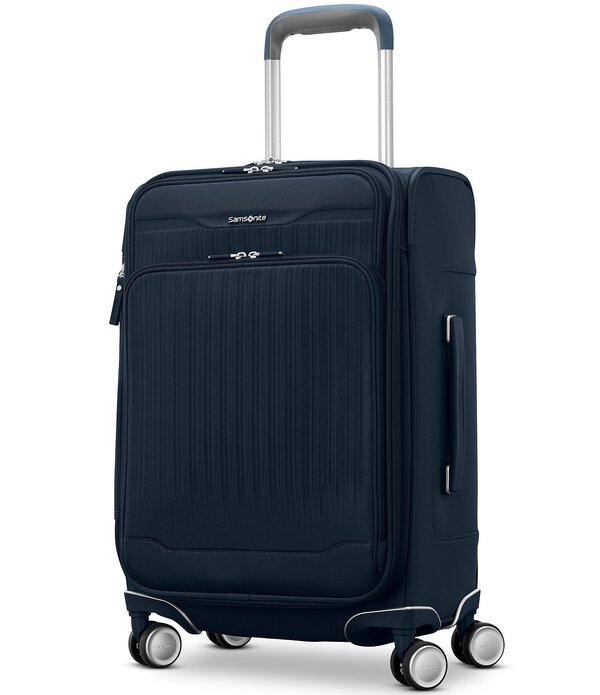 サムソナイト レディース 御徒面子 旅行バッグ Samsonite Silhouette 18 Softside Carry-On Spinner Deep Navy 米国海軍