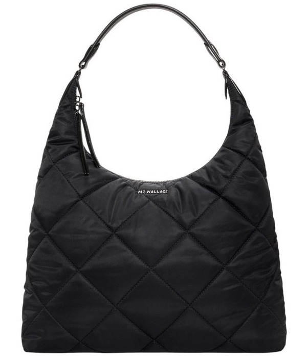 エムジーウォレス レディース バッグ キルティング MZ Wallace Madison Quilted Handle Shoulder Bag Black ブラック｜ReVida 店