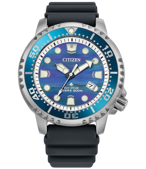 シチズン レディース 添え物 ウオッチ Citizen Men\u0027s Promaster Dive Three Hand Grey Strap Watch Black 黒いこと