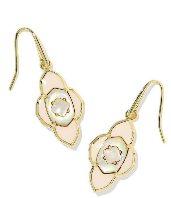 ケンドラスコット レディース アクセサリー ピアス・イヤリング Kendra Scott Abbie Medallion Small Drop Earrings Gold Neutral Mix ゴールド|ReVida 店