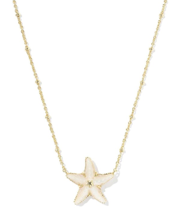 ケンドラスコット レディース アクセサリー ネックレス・チョーカー レース Kendra Scott Parker Pearl Starfishort Pendant Necklace Gold Natural Mother Of Pearl パール｜ReVida 店