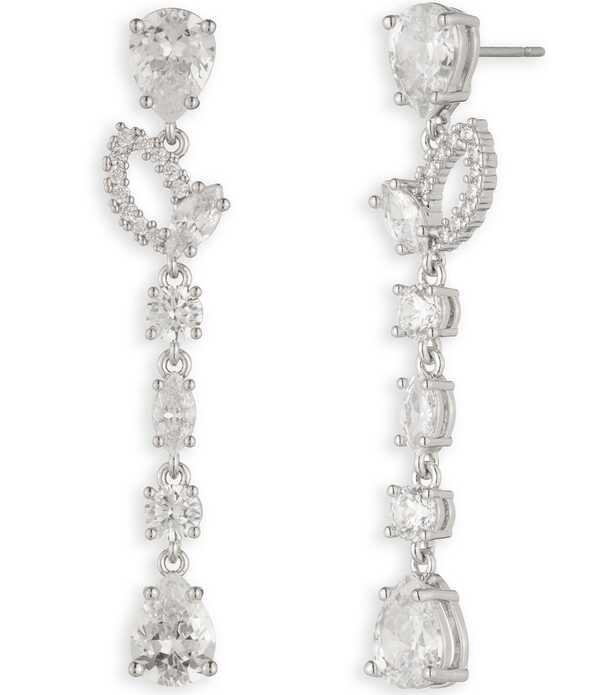 ジバンシー レディース アクセサリー ピアス・イヤリング Givenchy Viney Rhinestone Linearringsilver シルバー|ReVida 店