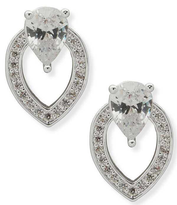 アンクライン レディース アクセサリー ピアス・イヤリング Anne Kleinavette Pearl Stone Button Stud Earringsilver シルバー|ReVida 店