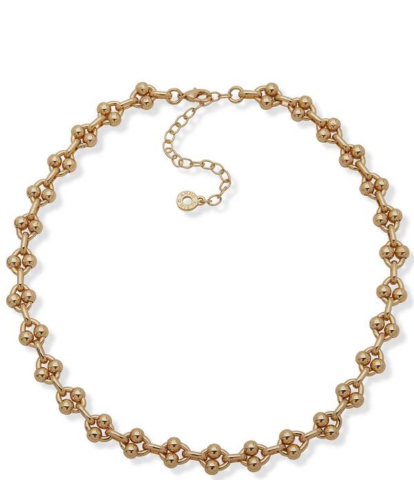 アンクライン レディース アクセサリー ブレスレット・バングル・アンクレット レース Anne Klein Metal Ballink Collar Necklace Gold ゴールド｜ReVida 店