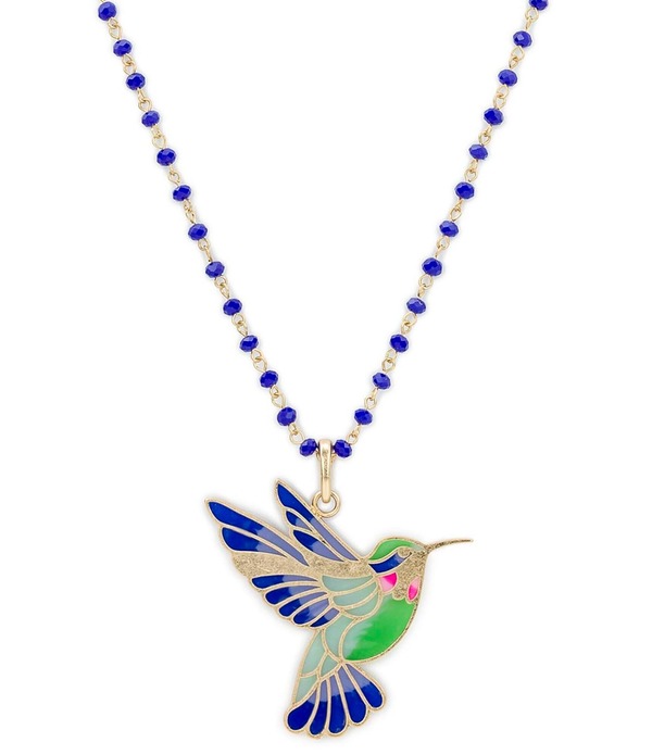 パトリシアナシュ レディース アクセサリー ネックレス・チョーカー レース Patricia Nashummingbird Long Pendant Necklace Worn Gold ゴールド|ReVida 店