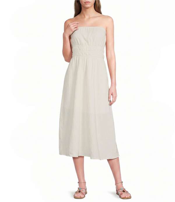 散らし広告ボン レディース トップス 衣装 midi ストラップレス Billabong In The Sky Strapless Midi Dressalt Crystal