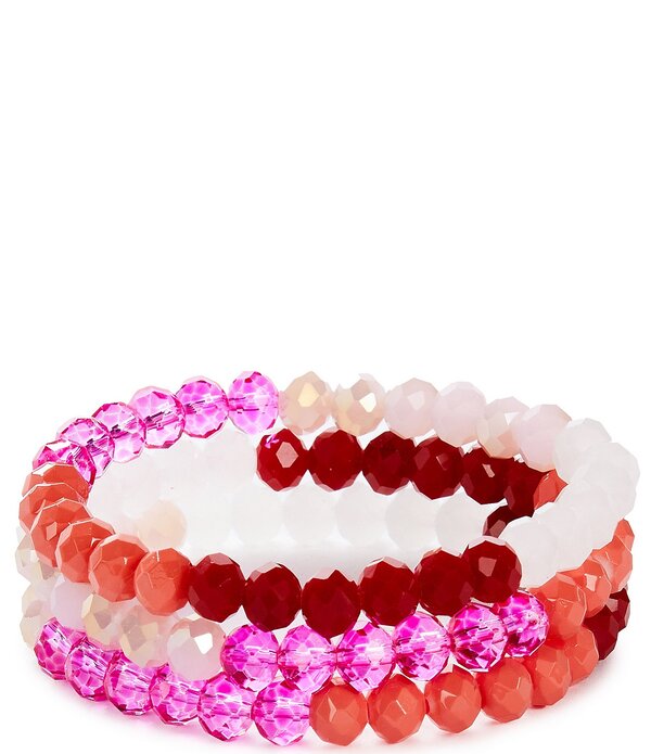 ディラーズ レディース アクセサリー ブレスレット・バングル・アンクレット Dillard'siena Beadstretch Bracelet Multi/Pink ピンク|ReVida 店