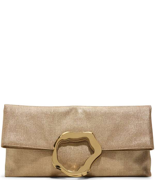 アルド レディース 御徒面子 ALDO Lustra Sculptural Hardware Woven Clutch Bagold ゴールド